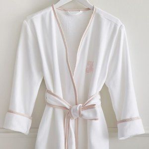 Brand New with tag white Pottery Barn Eden robe